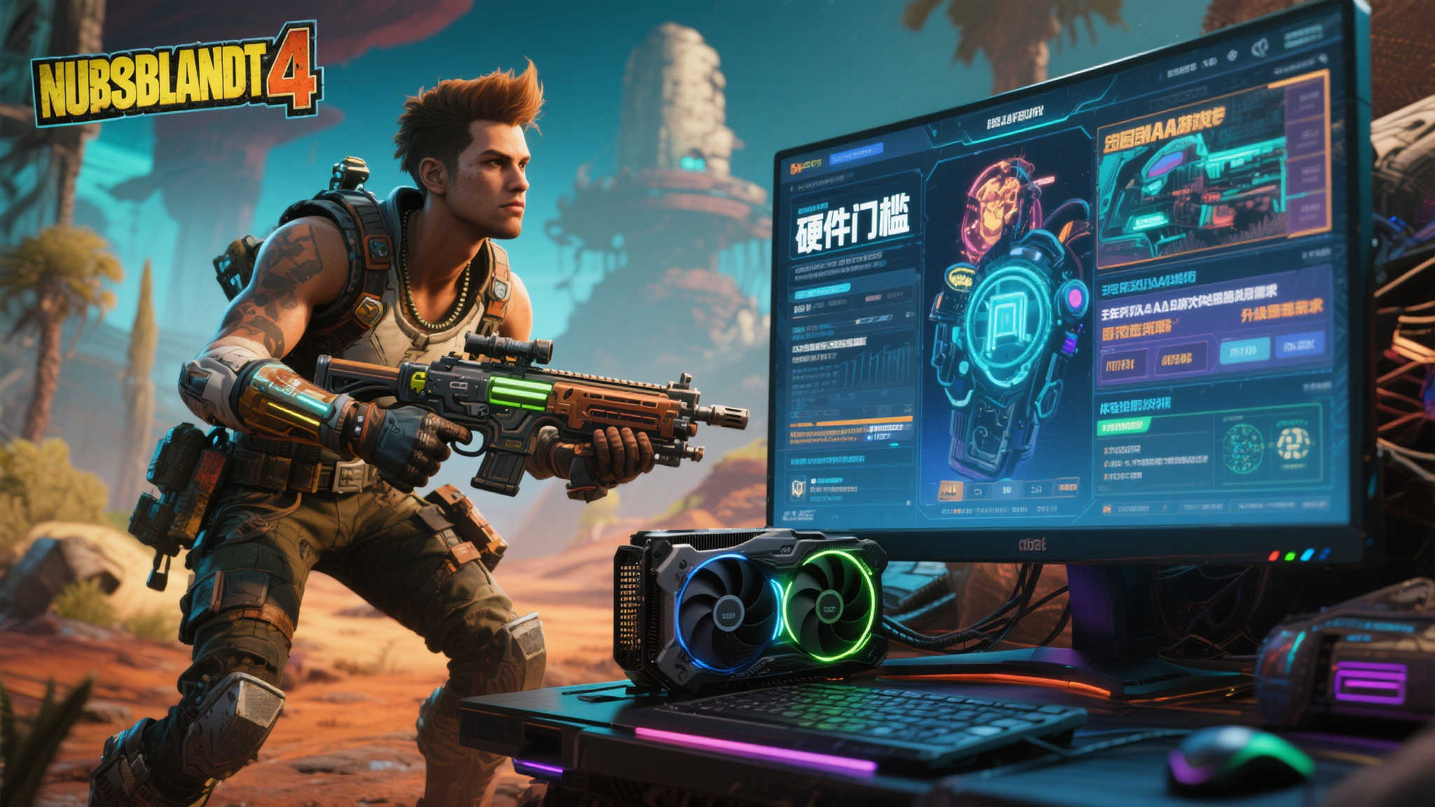 《无主之地4》配置门槛过高，玩家建议升级至3080显卡！